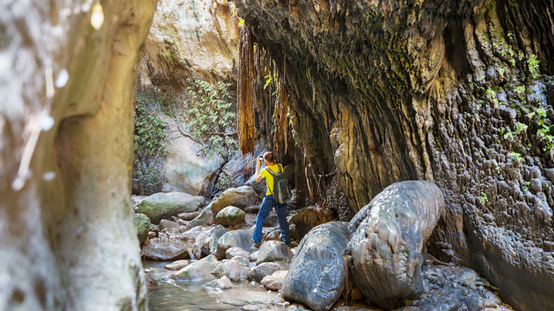 Vandring  Avakas Gorge